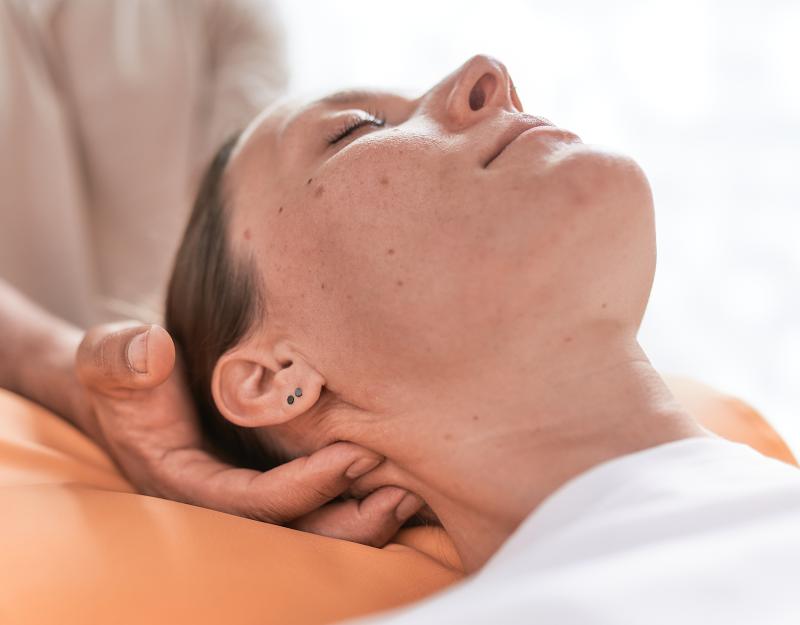 Klassische Nackenmassage